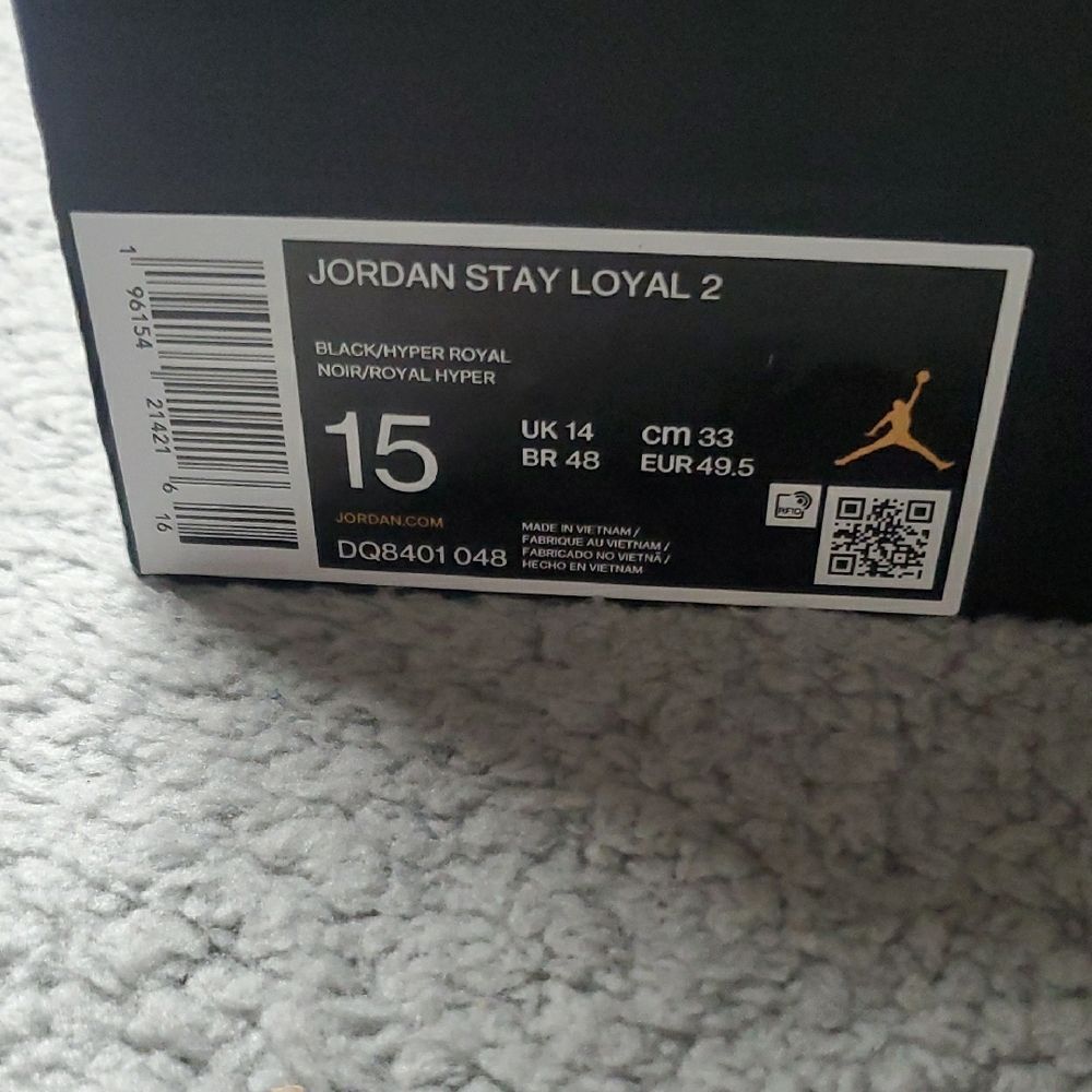 Jordan Stay Loyal 2, Red and Black Athletic Shoes Size 15 - Picture 2 of 10
